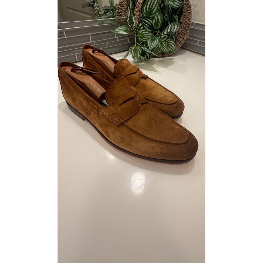 Santoni Carlo Suede Loafer Uk 8/ US 9